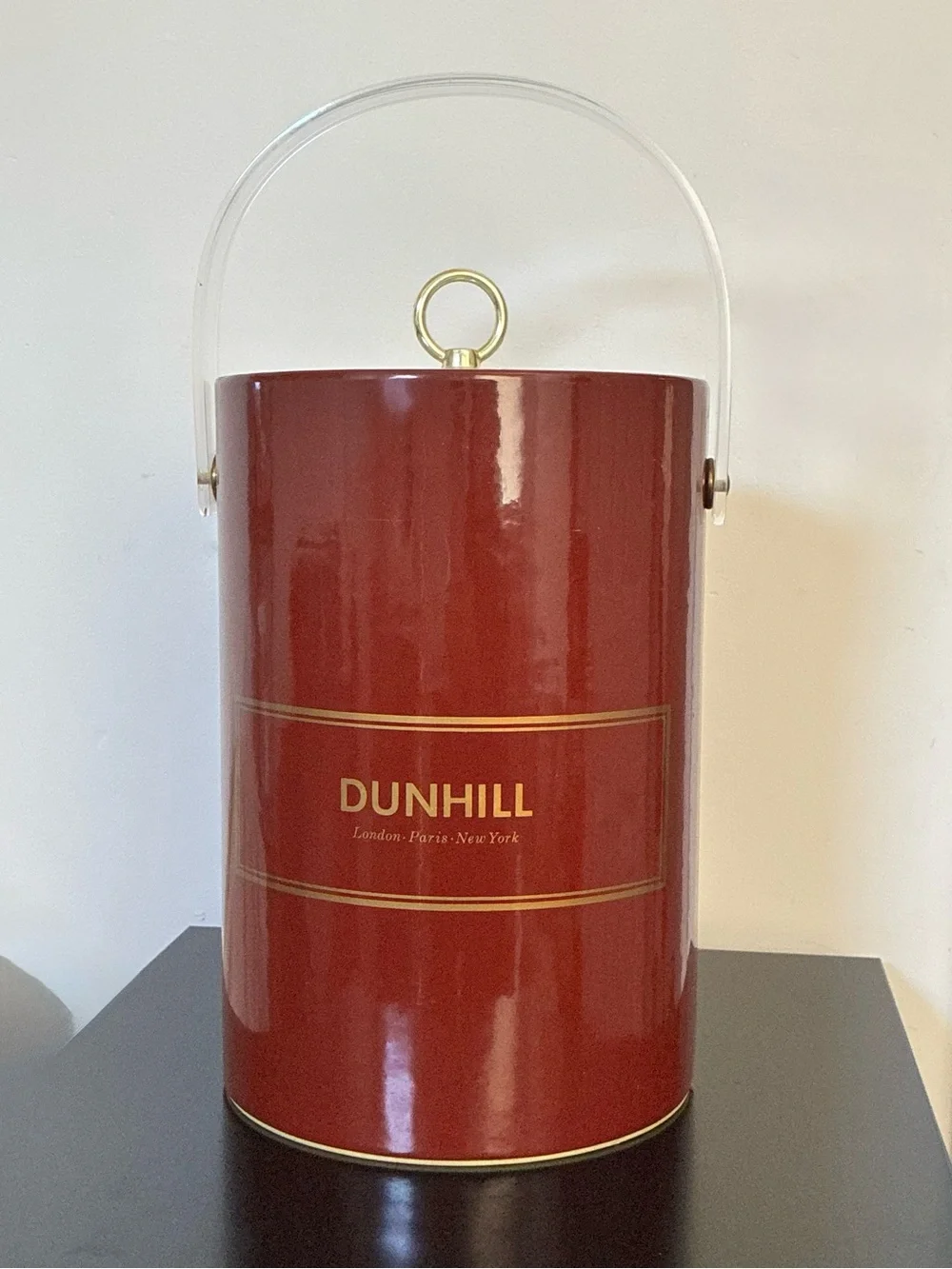 The Dunhill Ice Bucket, Rare Vintage, 1970’s Iconic Collectible
